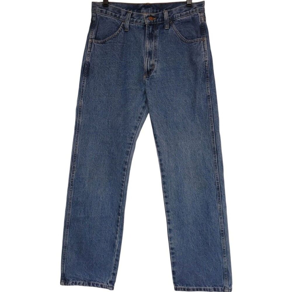 Rustler Jeans Straight Leg, 100% Cotton Mens 31x30 (Measures Accurately)